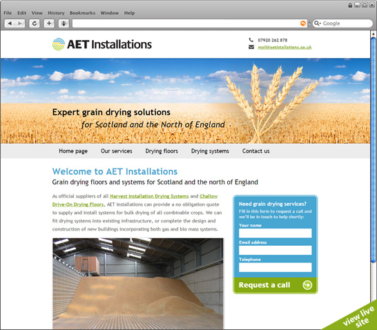 view live site (new page)