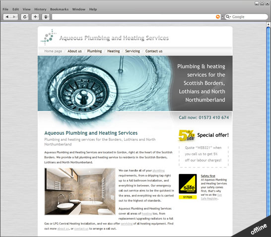 website now offline