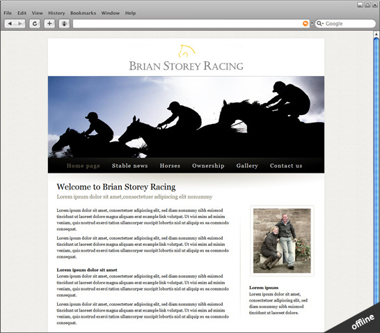 website now offline
