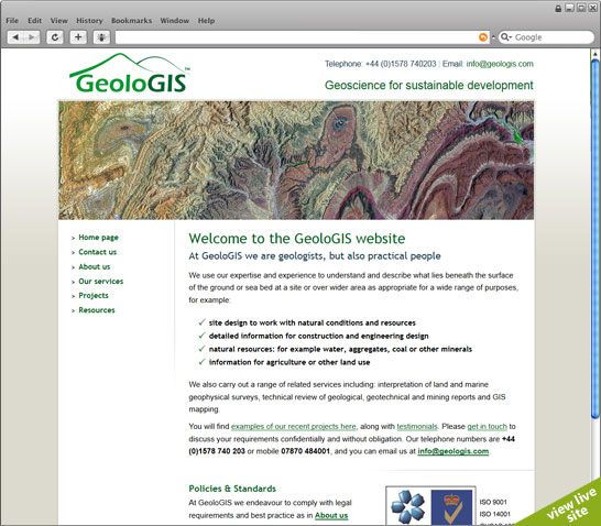 view live site (new page)