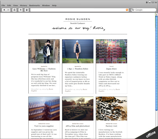 blog offline