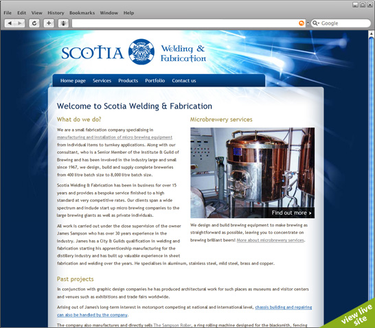 view live site (new page)