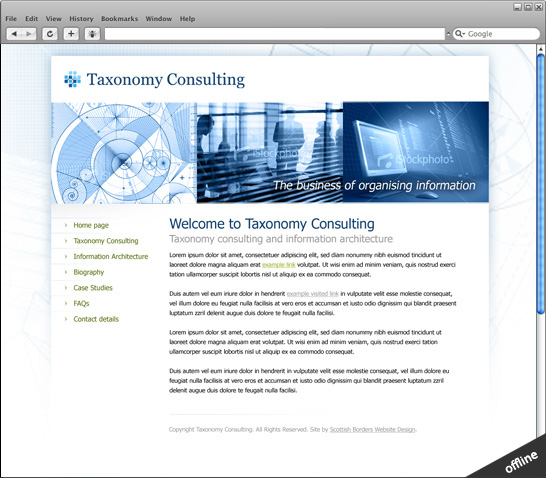 website now offline